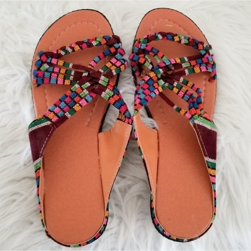 Rainbow sandals 
